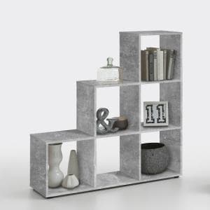 Jessica Display Shelves In Light Atelier With 6 Compartments