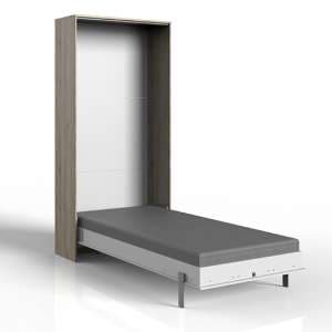 Juist Wooden Vertical Foldaway Single Bed In San Remo Oak