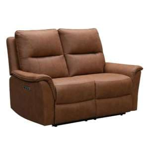 Kasen Fabric 2 Seater Sofa In Tan - UK