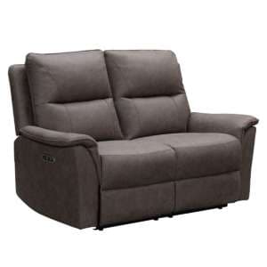 Kasen Fabric 2 Seater Sofa In Truffle - UK