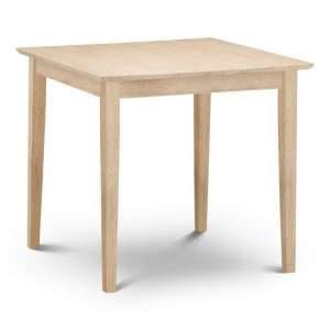 Ranee Wooden Extending Dining Table In Natural Lacquered - UK