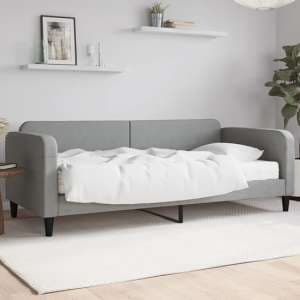 Kigali Fabric Daybed In Light Grey - UK