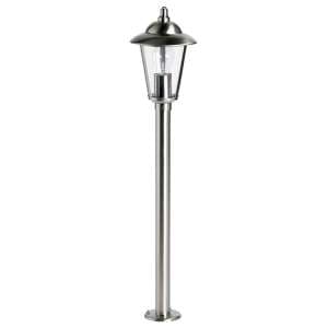 Klien Outdoor Clear Shade Bollard In Polished Stainless Steel