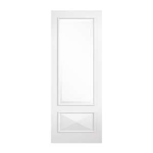Knightsbridge Glazed 1981mm x 838mm Internal Door In White - UK