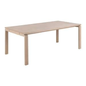 Labasa Dining Table In White Pigmented Oiled Oak - UK
