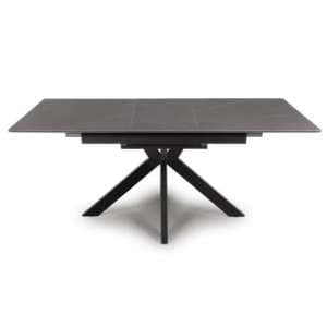 Lacole Extending Sintered Stone Dining Table Large In Grey