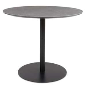 Lacole Sintered Stone Dining Table Round In Grey