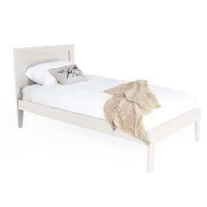 Lanus Wooden Single Bed In Taupe - UK