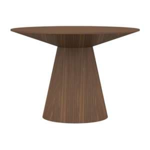 Lapis Wooden Dining Table Round In Walnut - UK