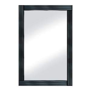 Black Panel 120x80 Large Mirror
