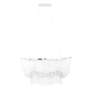 Larisa Basket 6 Bulbs Pendant Light In Chrome - UK