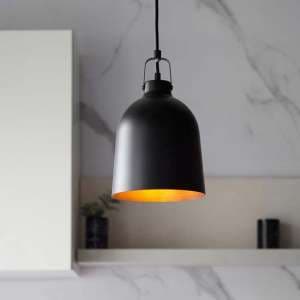 Lawton Ceiling Pendant Light In Black - UK