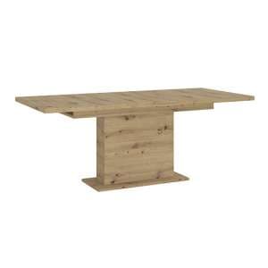 Levy Extending Wooden Dining Table In Oak