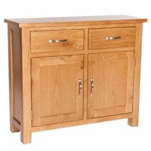 Lexington Compact Wooden Sideboard In Oak With Storage