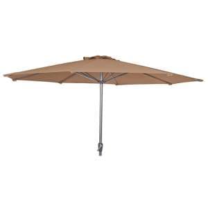 Loxe Tilt And Crank Olefin 3000mm Fabric Parasol In Taupe - UK