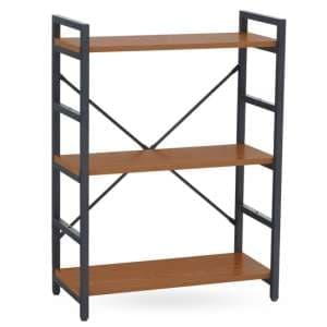 Loxton Wooden 3 Tiered Shelving Unit In Red Pomelo - UK