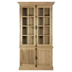 Lyox Wooden Display Cabinet In Oak With 4 Doors