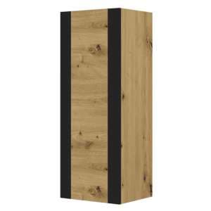 Macon Wooden Storage Cabinet Wall 1 Door In Artisan Oak