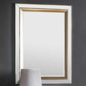 Madrina Rectangular Wall Mirror In Gold Frame - UK