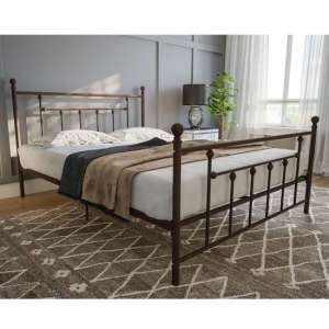 Manalo Metal King Size Bed In Bronze