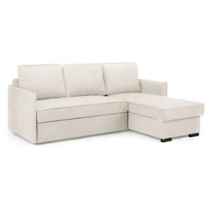 Marigot Fabric Universal Corner Sofa Bed In Beige