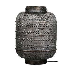 Marrakesch Large Table Lamp In Grey - UK