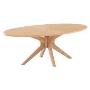 Magma Oval Wooden Dining Table In Oak