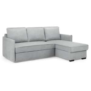 Melina Fabric Corner Sofa Bed In Grey - UK