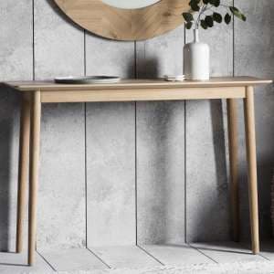 Melino Rectangular Wooden Console Table In Mat Lacquer - UK