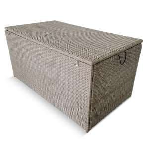 Meltan Outdoor Cushion Storage Box In Sand - UK