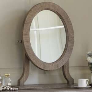 Mestiza Dressing Mirror In Natural Wooden Frame