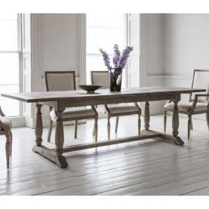 Mestiza Rectangular Wooden Extending Dining Table In Natural