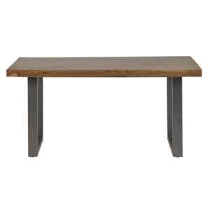 Metapoly Industrial Wooden Dining Table In Acacia - UK