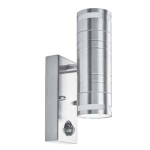 Metro LED 2 Lights Outdoor Wall Light In Stainless Steel