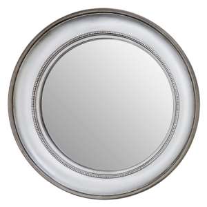 Mevotek Round Wall Mirror In Silver - UK