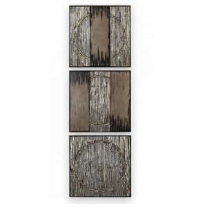 Miracle Painting Wooden Wall Art In Graphite