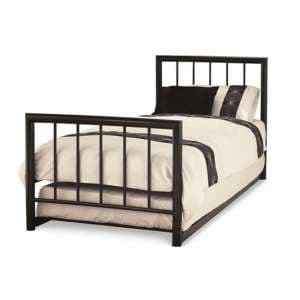 Modena Metal Single Bed With Guest Bed In Black