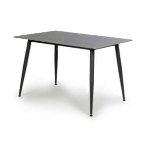 Modico Ceramic Dining Table 1.2m In Grey Granite Effect - UK