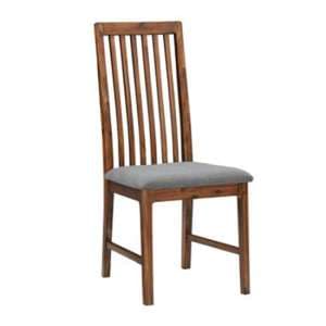 Monza Acacia Wood Dining Chair In Walnut - UK