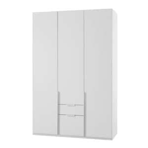 New York Wooden 3 Doors Wardrobe In White