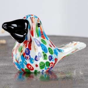 Newark Glass Bird Candy Sculpture In Multicolour - UK