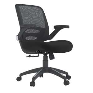 Northop Mesh Fabric Adjustable Home And Office Chair In Black - UK