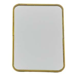Nyla Small Dressing Mirror With Stand In Antique Brass Frame - UK
