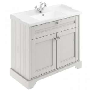 Ocala 102cm Floor Vanity Unit With 1TH Basin In Timeless Sand