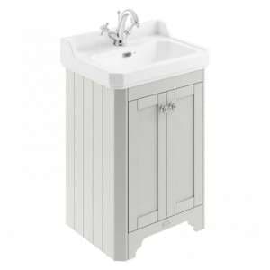 Ocala 59.5cm Floor Vanity Unit With 1TH Basin In Timeless Sand - UK