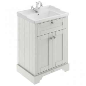 Ocala 62cm Floor Vanity Unit With 1TH Basin In Timeless Sand