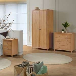 Ocala Wooden Bedroom Furniture Set In Antique Pine - UK