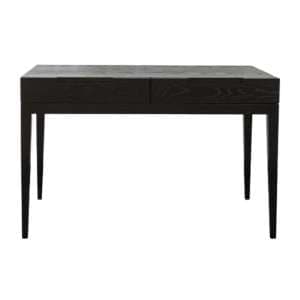Ogen Wooden Dressing Table With 2 Drawers In Black