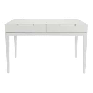 Ogen Wooden Dressing Table With 2 Drawers In White