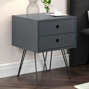 Outwell Telford Bedside Cabinet In Blue With Metal Legs - UK
